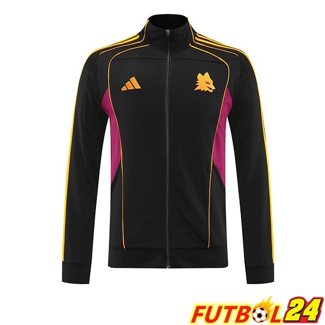 Chaquetas Futbol AS Roma Negro 2025/2026