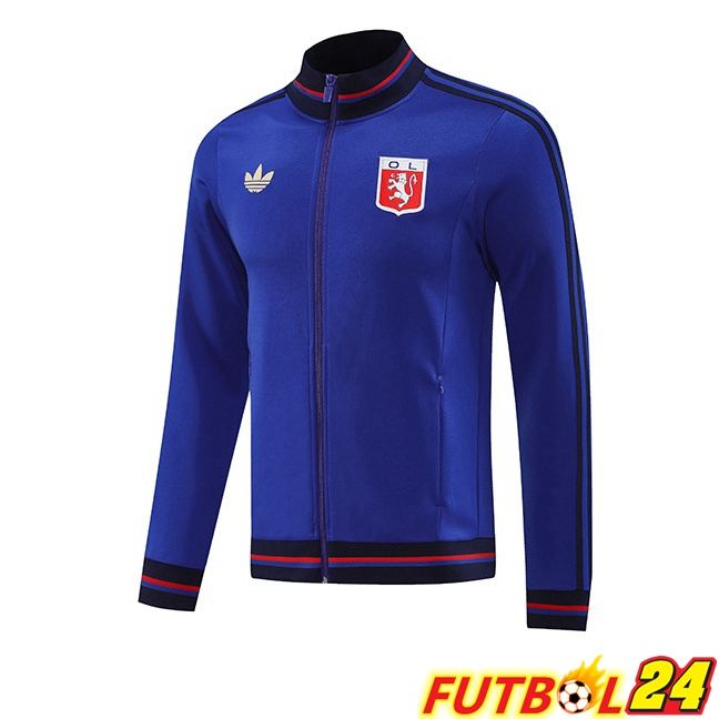 Chaquetas Futbol lyon OL Azul 2025/2026