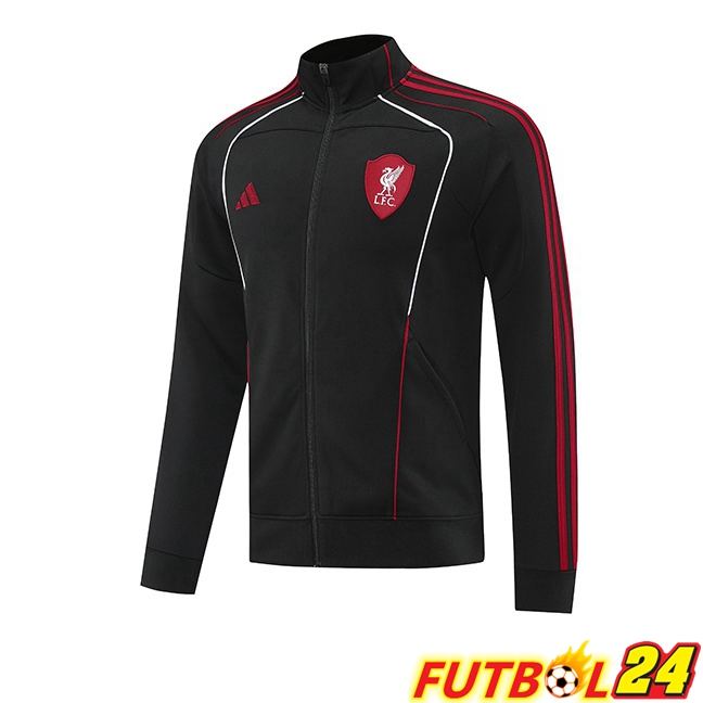 Chaquetas Futbol FC Liverpool Negro 2025/2026