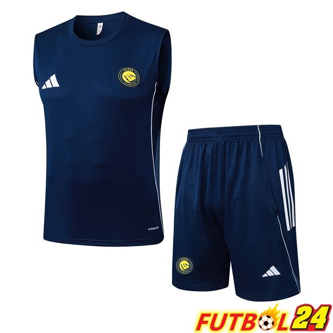 Chalecos De Futbol Al-Nassr FC + Cortos Azul Real 2025/2026