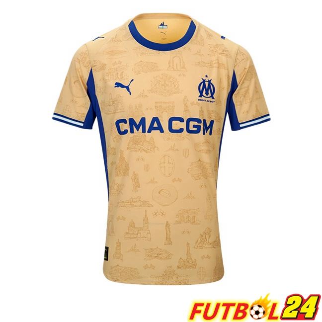 Camisetas De Futbol Marsella OM Cuarta Amarillo 2025/2026