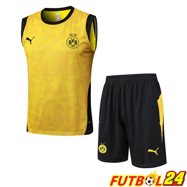 Chalecos De Futbol Dortmund BVB + Cortos Amarillo 2025/2026