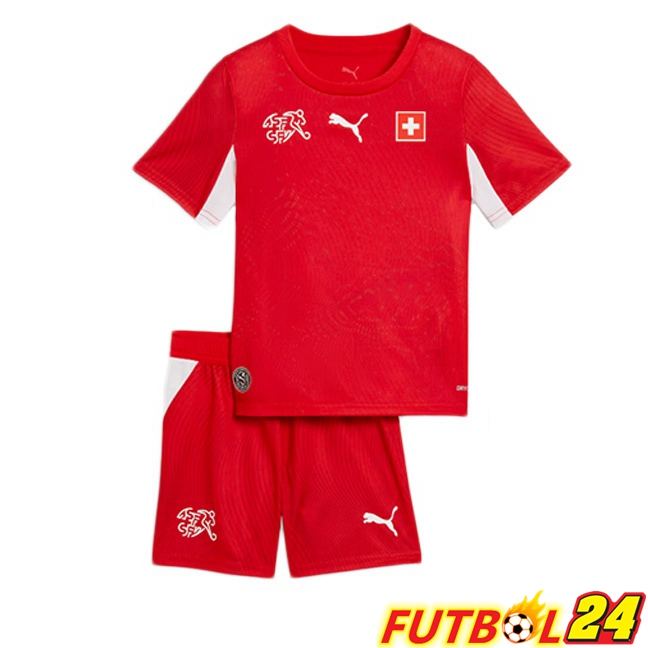 Camisetas De Futbol Suiza Ninos Primera Rojo 2026/2027