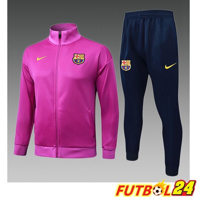 Chandal Equipos De Futbol - Chaqueta FC Barcelona Ninos Púrpura 2025/2026