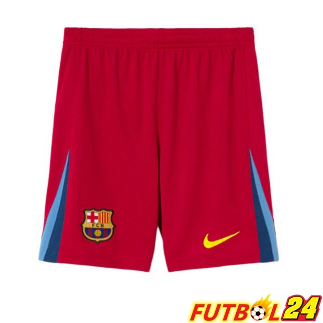 Cortos de Futbol FC Barcelona Cuarta Rojo 2025/2026