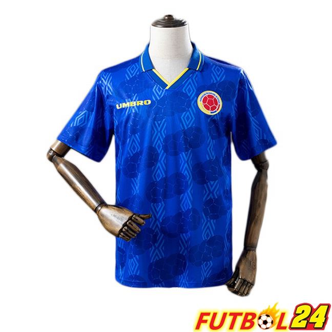 Camisetas De Futbol Colombia Retro Segunda Azul 1994