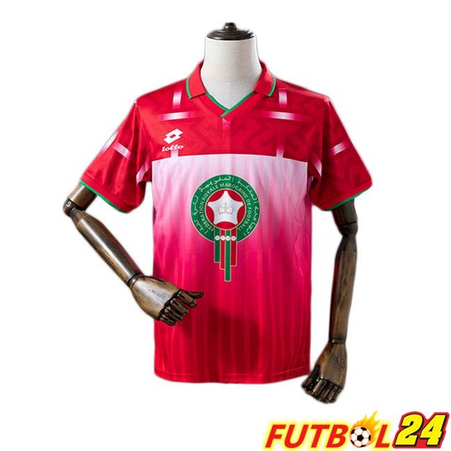 Camisetas De Futbol Marruecos Retro Primera Rojo 1994