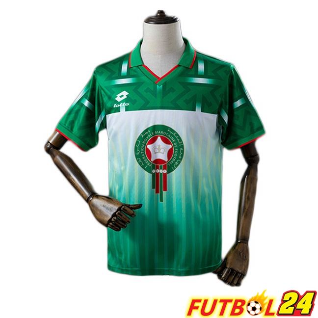 Camisetas De Futbol Marruecos Retro Segunda Verde 1994
