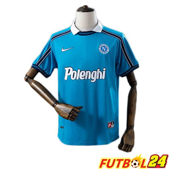 Camisetas De Futbol SSC Napoli Retro Primera Azul 1998-1999