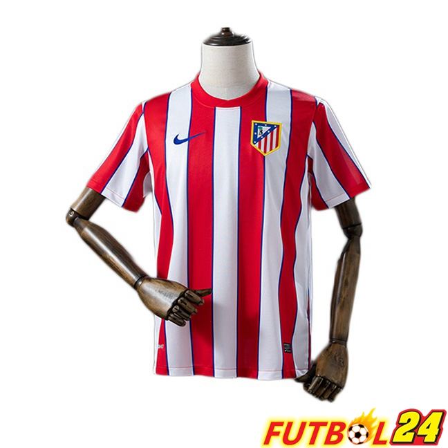 Camisetas De Futbol Atletico Madrid Retro Primera Rojo Blanco 2011-2012