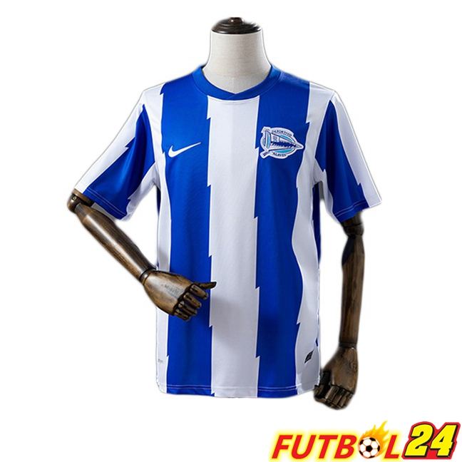 Camisetas De Futbol Deportivo Alaves Retro Primera Blanco Azul 2011-2012
