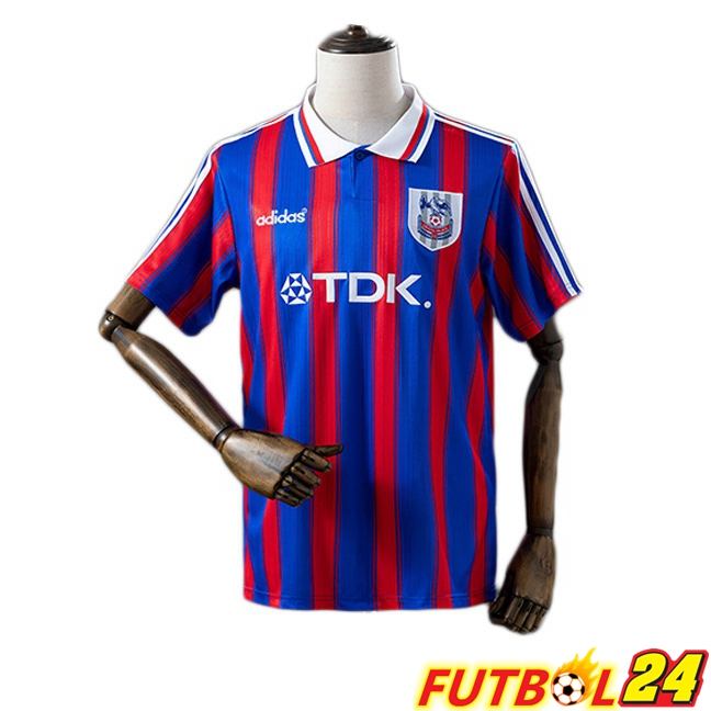 Camisetas De Futbol Crystal Palace Retro Primera Azul Rojo 1996-1998