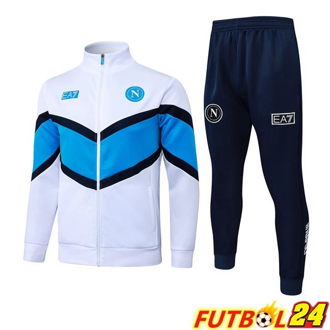 Chandal Equipos De Futbol - Chaqueta SSC Napoli Blanco 2025/2026