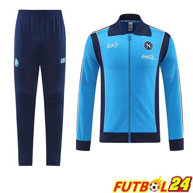 Chandal Equipos De Futbol - Chaqueta SSC Napoli Azul 2025/2026