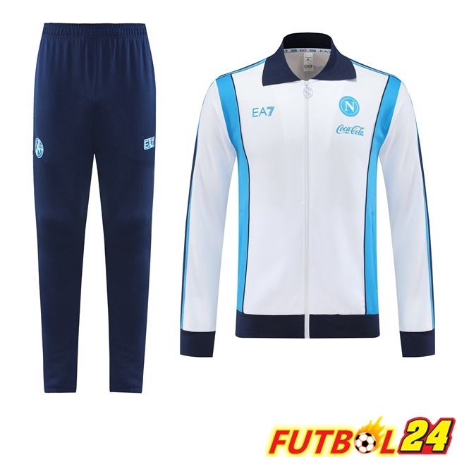 Chandal Equipos De Futbol - Chaqueta SSC Napoli Blanco 2025/2026