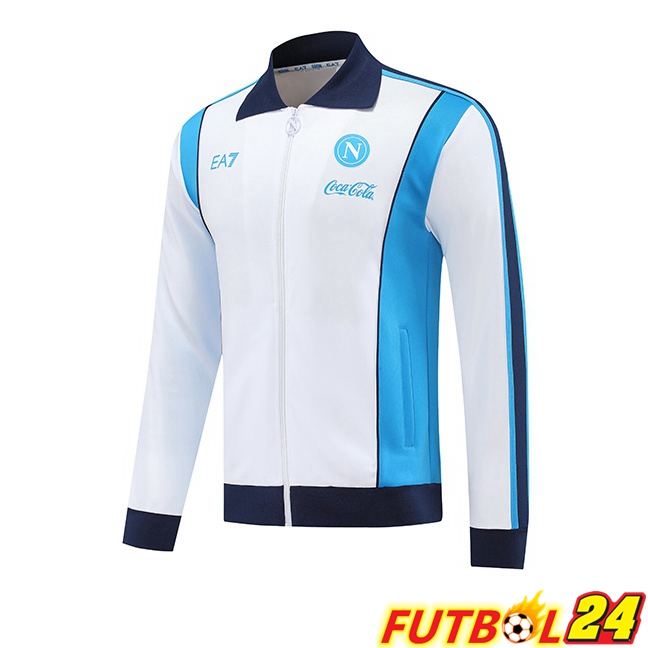 Chaquetas Futbol SSC Napoli Blanco 2025/2026