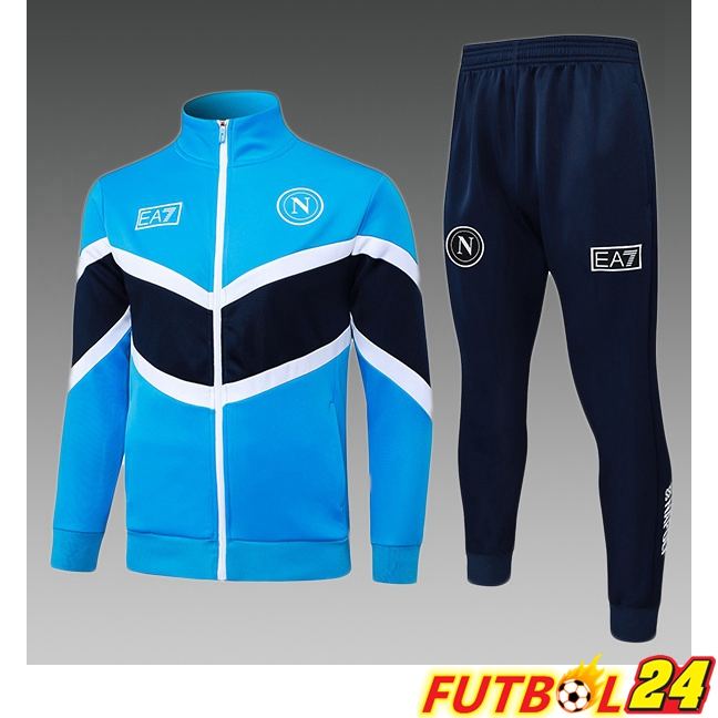 Chandal Equipos De Futbol - Chaqueta SSC Napoli Ninos Azul 2025/2026