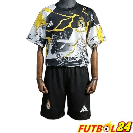 Camisetas De Futbol Real Madrid Ninos Edición Especial Negro/Blanco 2025/2026