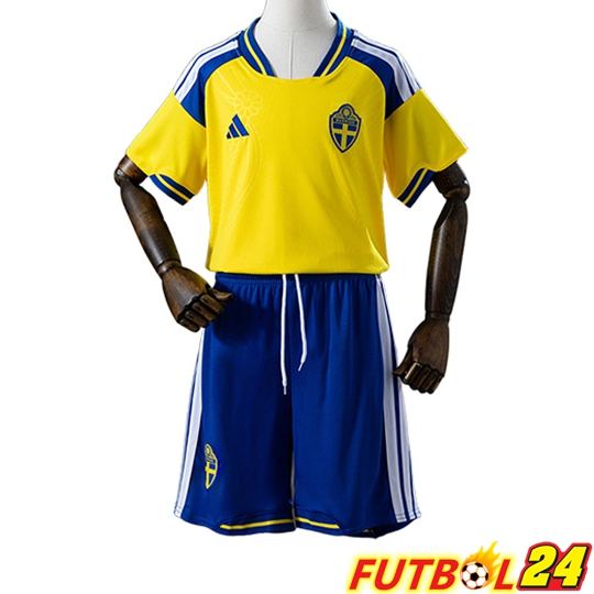 Camisetas De Futbol Suecia Ninos Primera 2026/2027
