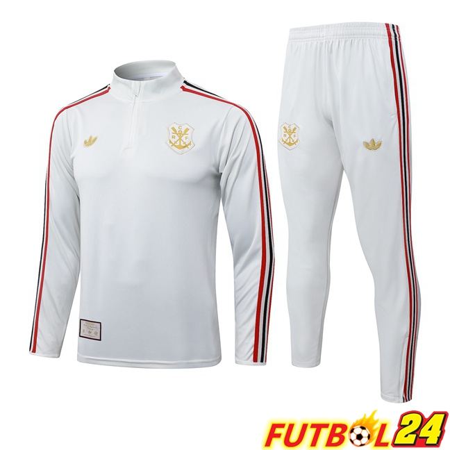 Chandal Equipos De Futbol Flamengo Blanco 2025/2026