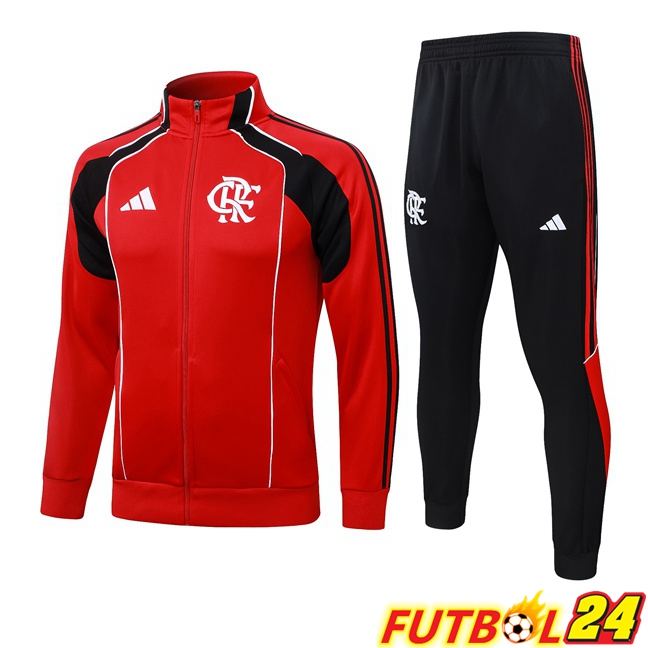 Chandal Equipos De Futbol - Chaqueta Flamengo Rojo 2025/2026
