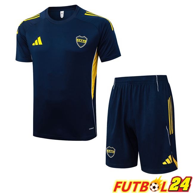 Camiseta Entrenamiento Boca Juniors + Cortos Azul Real 2025/2026