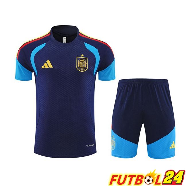Camiseta Entrenamiento España + Cortos Azul Real 2026/2027