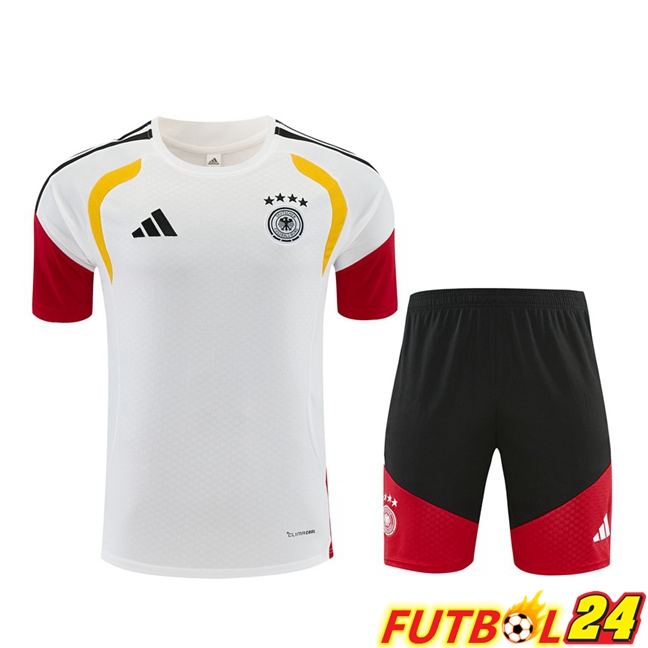 Camiseta Entrenamiento Alemania + Cortos Blanco 2026/2027