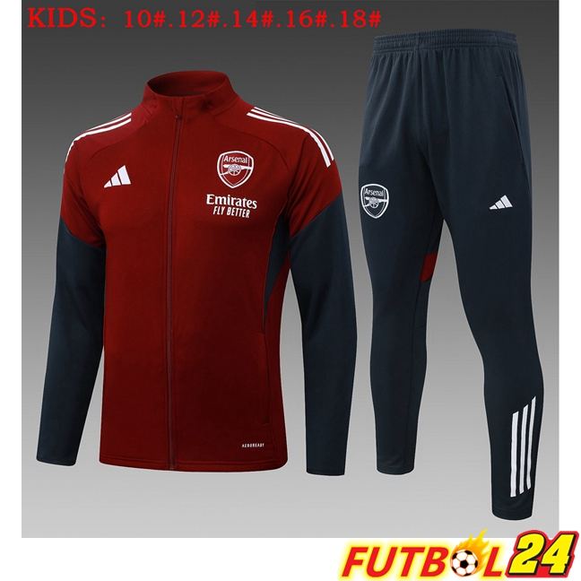 Chandal Equipos De Futbol - Chaqueta Arsenal Ninos Rojo 2025/2026