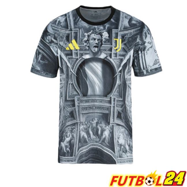 Camisetas De Futbol Juventus Edición Especial Negro Blanco 2025/2026