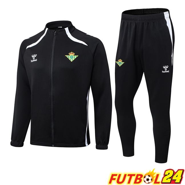 Chandal Equipos De Futbol - Chaqueta Real Betis Negro 2025/2026