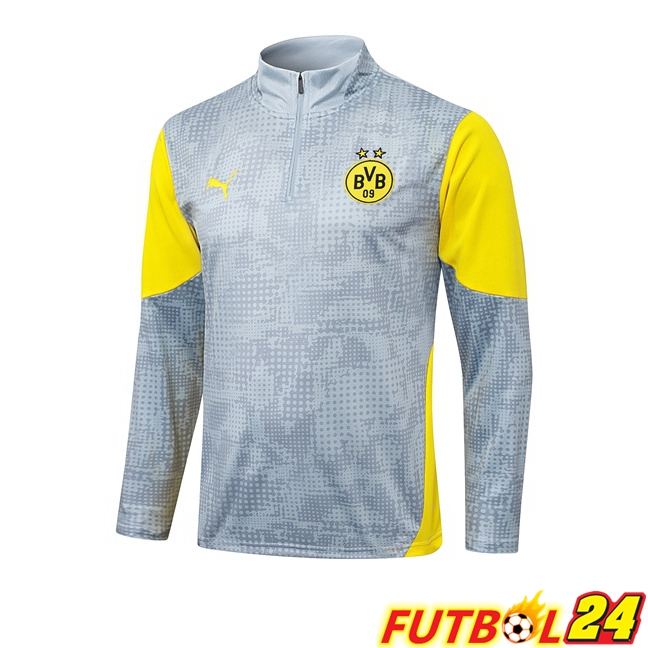Sudadera De Entrenamiento Dortmund BVB Gris 2025/2026