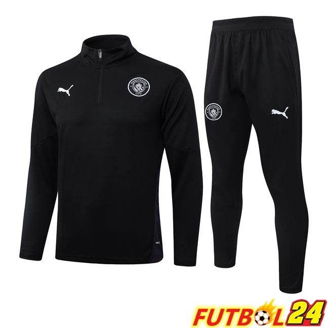 Chandal Equipos De Futbol Manchester City Negro 2025/2026