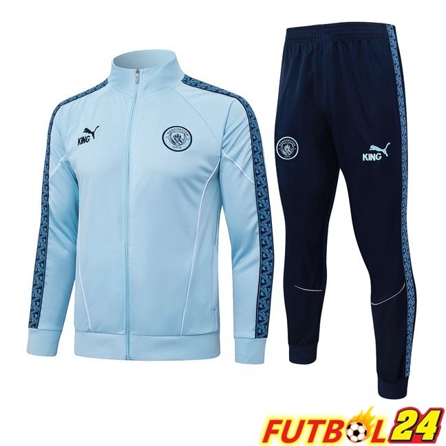 Chandal Equipos De Futbol - Chaqueta Manchester City Azul 2025/2026