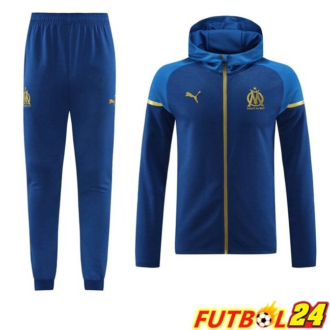 Chandal Futbol - Rompevientos Marsella OM Azul Real 2025/2026