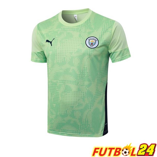 Camiseta Entrenamiento Manchester City Verde 2025/2026