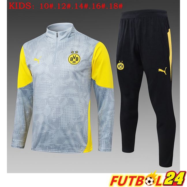 Chandal Equipos De Futbol Dortmund BVB Ninos Gris 2025/2026