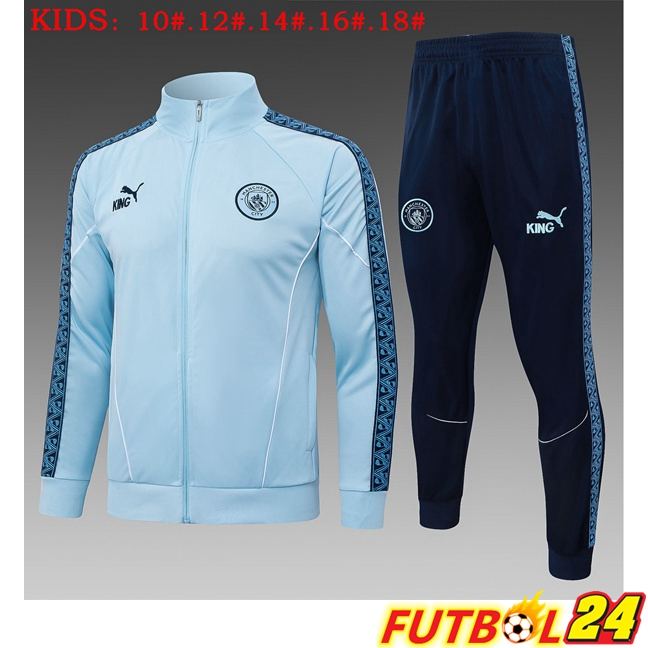 Chandal Equipos De Futbol - Chaqueta Manchester City Ninos Azul 2025/2026