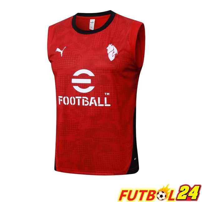 Chalecos De Futbol AC Milan Rojo 2025/2026