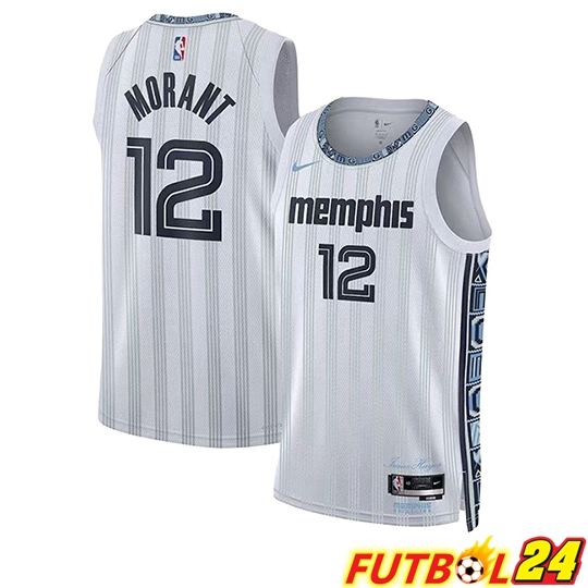 Camiseta Memphis Grizzlies (MORANT #12) 2025/26 Blanco