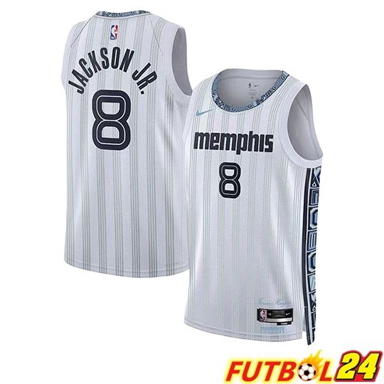 Camiseta Memphis Grizzlies (JACKSON JR. #8) 2025/26 Blanco