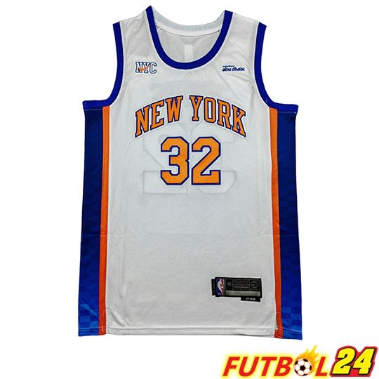 Camiseta New York Knicks (TOWNS #32) 2025/26 Blanco/Azul/Naranja