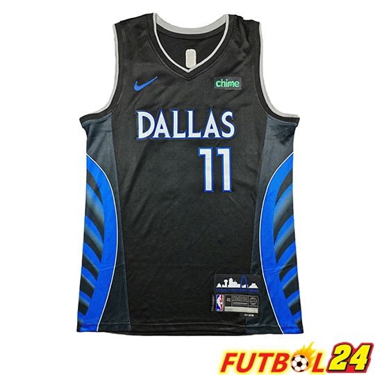 Camiseta Dallas Mavericks (IRVING #11) 2025/26 Negro/Azul