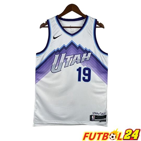 Camiseta Utah Jazz (GARLAND #19) 2025/26 Blanco/Púrpura