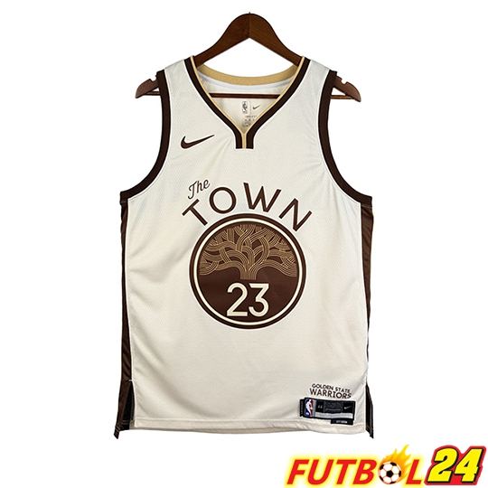 Camiseta Golden State Warriors (GREEN #23) 2025/26 Beige/Brun