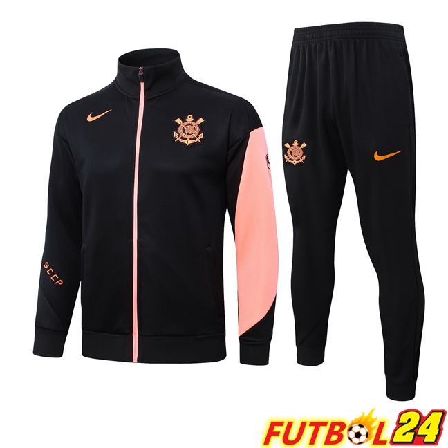 Chandal Equipos De Futbol - Chaqueta Corinthians Negro 2025/2026