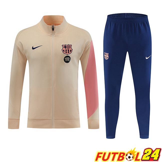 Chandal Equipos De Futbol - Chaqueta FC Barcelona Amarillo 2025/2026