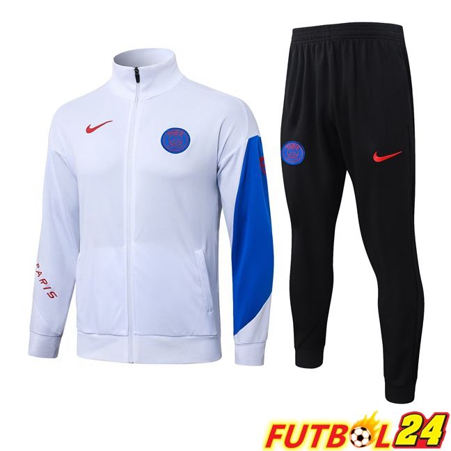 Chandal Equipos De Futbol - Chaqueta Paris PSG Blanco 2025/2026