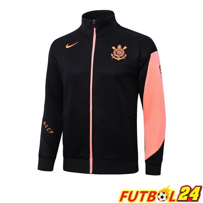 Chaquetas Futbol Corinthians Negro 2025/2026