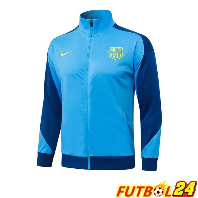 Chaquetas Futbol FC Barcelona Azul 2025/2026